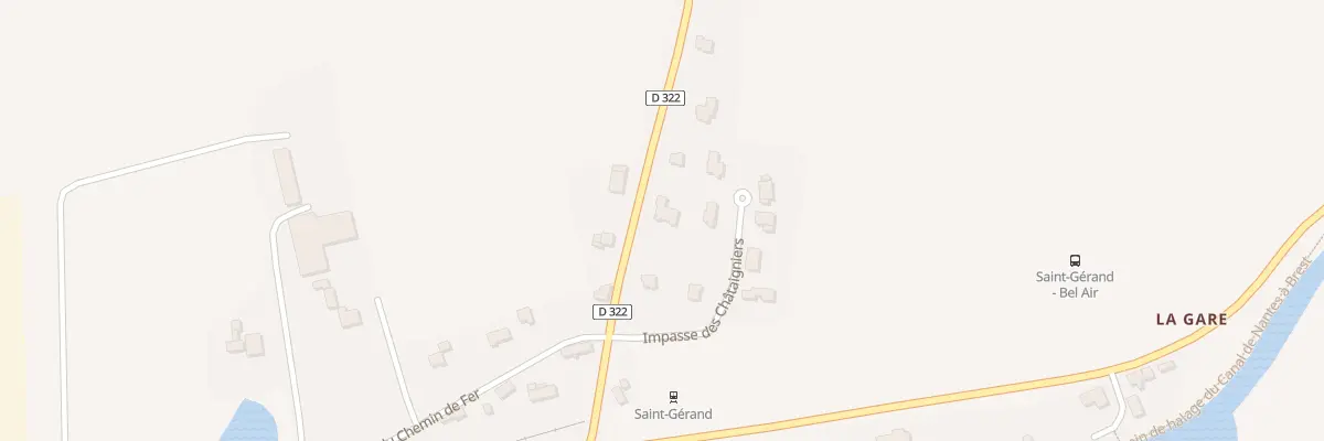 Plan du 8 Rte de Croixanvec à Saint-Gérand-Croixanvec