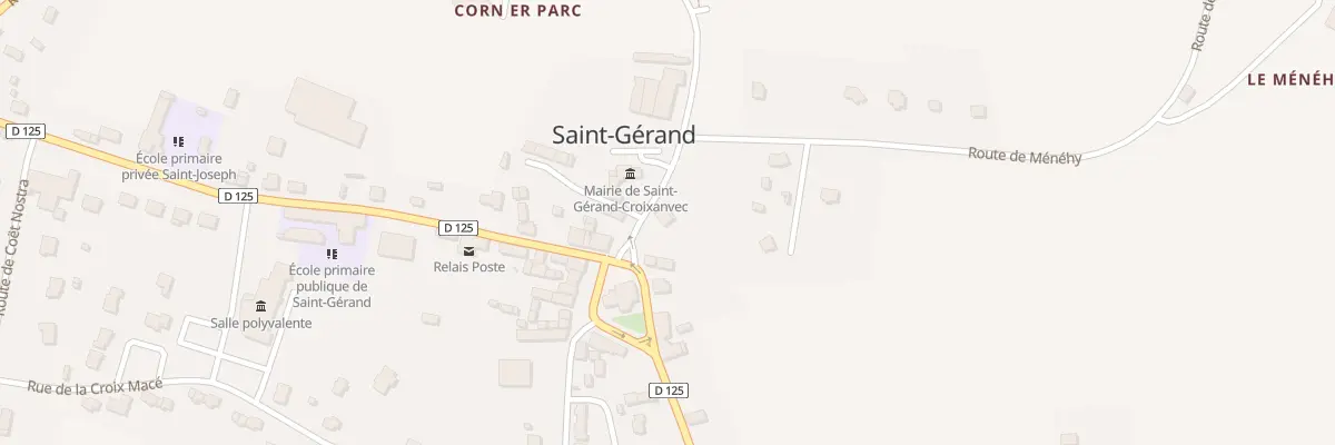 Plan du 5147 Le Bourg à Saint-Gérand-Croixanvec