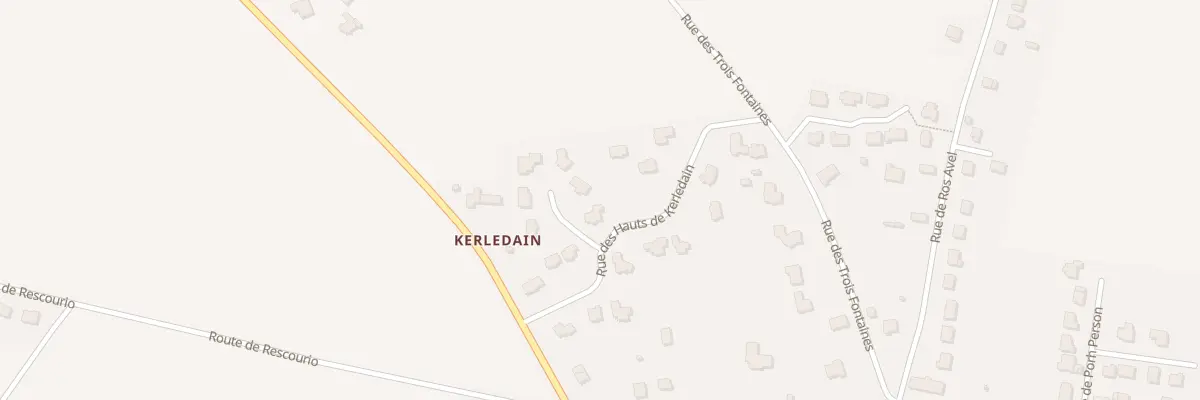 Plan du 8 Rue des Hauts de Kerledain à Noyal-Pontivy