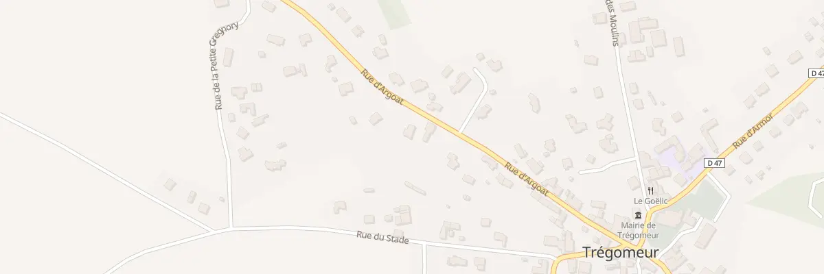 Plan du 19 Rue d’Argoat à Trégomeur