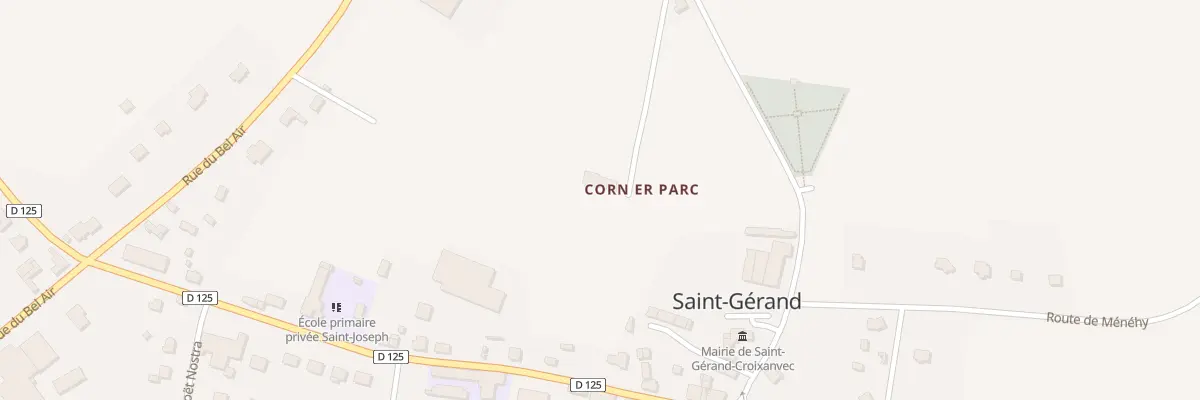 Plan du 5183 Corn er Parc à Saint-Gérand-Croixanvec