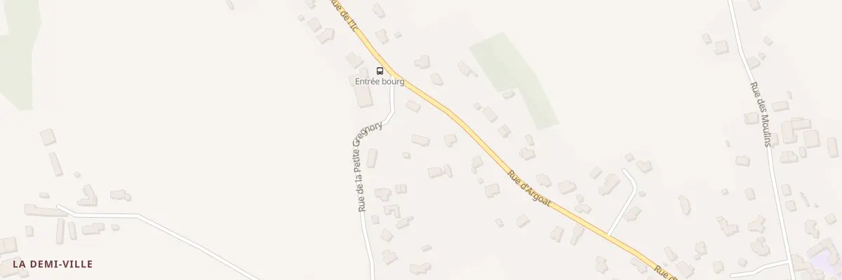 Plan du 1 Rue de la Petite Gregnory à Trégomeur