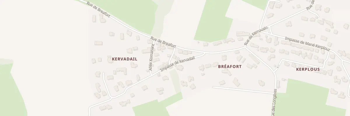 Plan du 7549 Imp de Kervadail à Baden