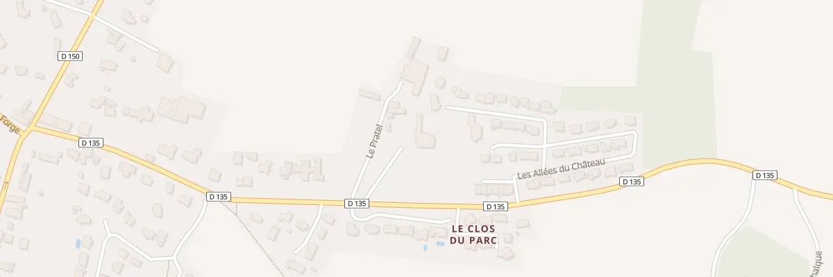 Plan du 2 Imp Le Pratel à Plumergat