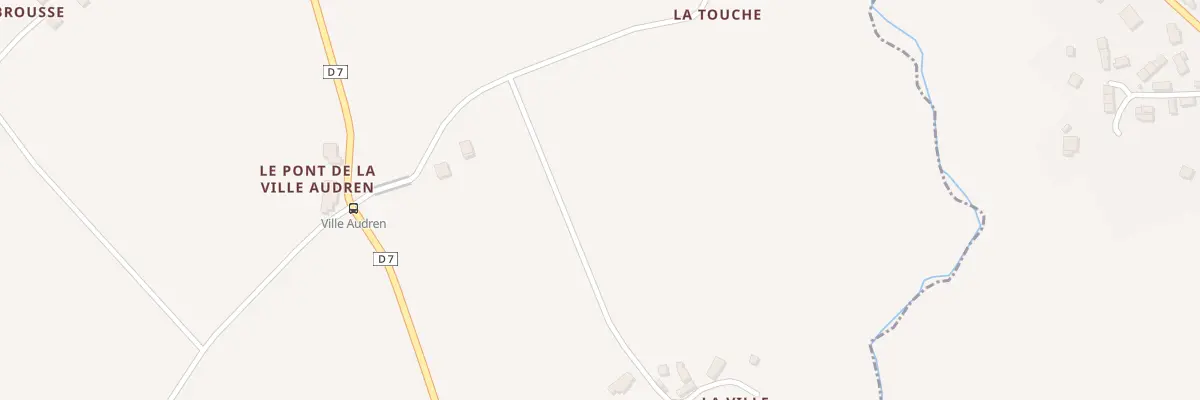 Plan du 16 La Ville Audren à Lanfains