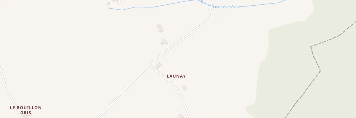 Plan du 10 Launay à Lanfains