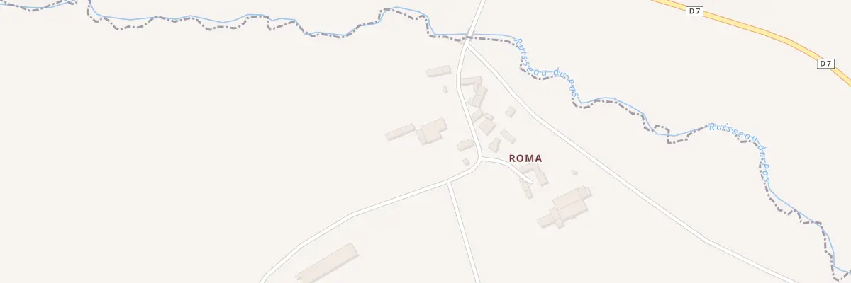 Plan du 23 Roma à Lanfains
