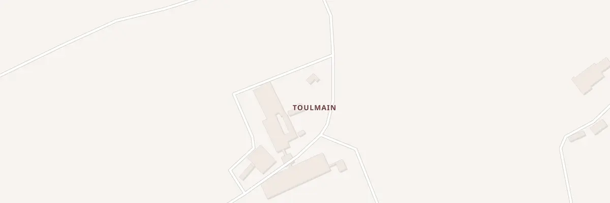 Plan du 7 Toulmain à Allineuc