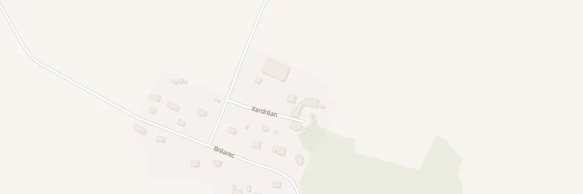 Plan du 1 Kerdréan à Plumergat