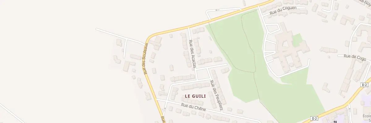 Plan du 3 Rue des Acacias à Noyal-Pontivy