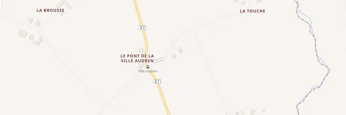 Plan du 5289 La Ville Audren à Lanfains