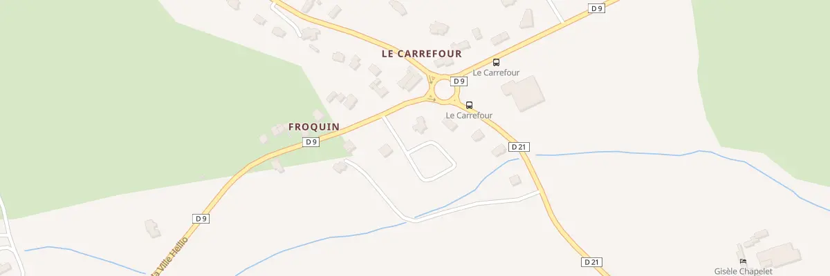 Plan du 1 Rue du Carrefour à Plourhan