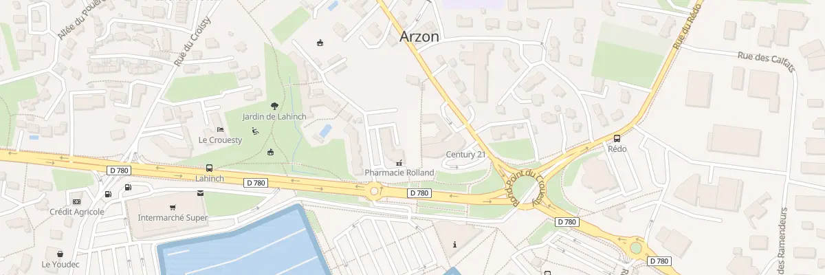 Plan du 4 Rue de la Poste à Arzon