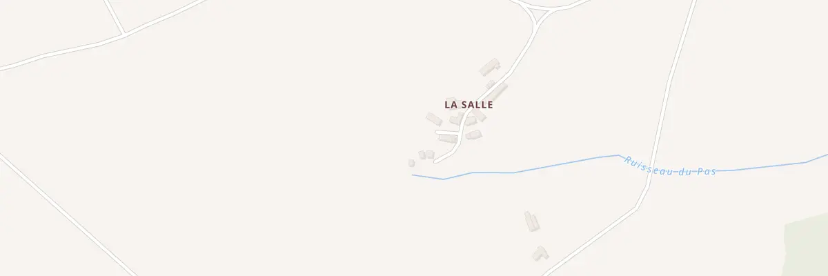 Plan du 8 La Salle à Lanfains