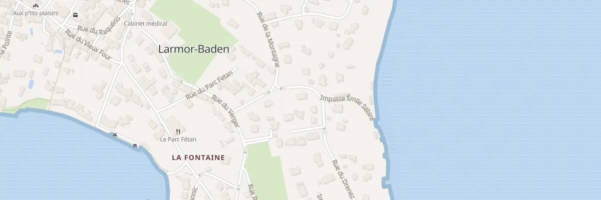 Plan du 6 Rue du Drénez à Larmor-Baden