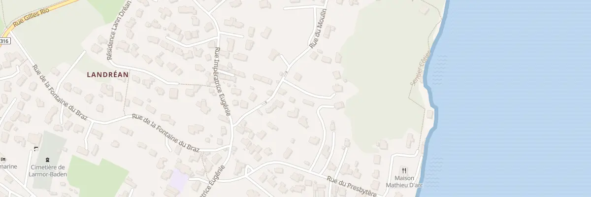 Plan du 6B Rue du Moulin à Larmor-Baden
