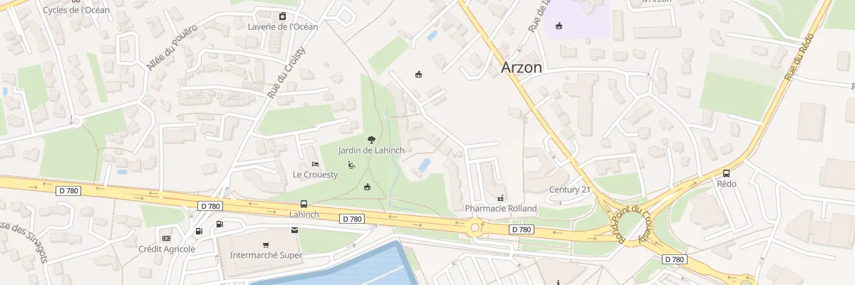 Plan du 80 Bd de la Résistance à Arzon