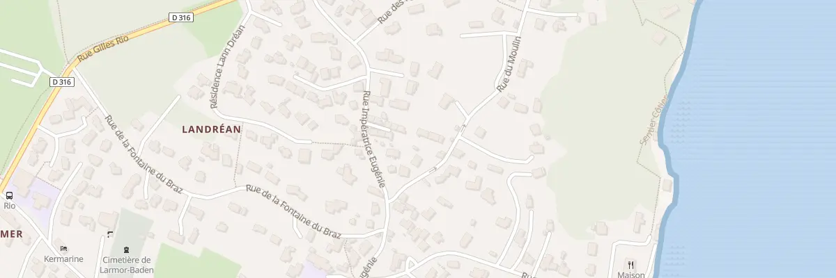 Plan du 7 Rue du Moulin à Larmor-Baden