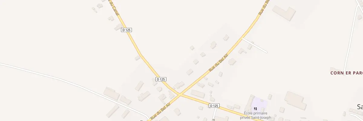 Plan du 15 Rue du Bel Air à Saint-Gérand-Croixanvec