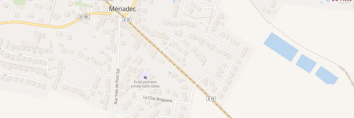 Plan du 15 Rue Victor-Claude de Mirabeau à Plumergat