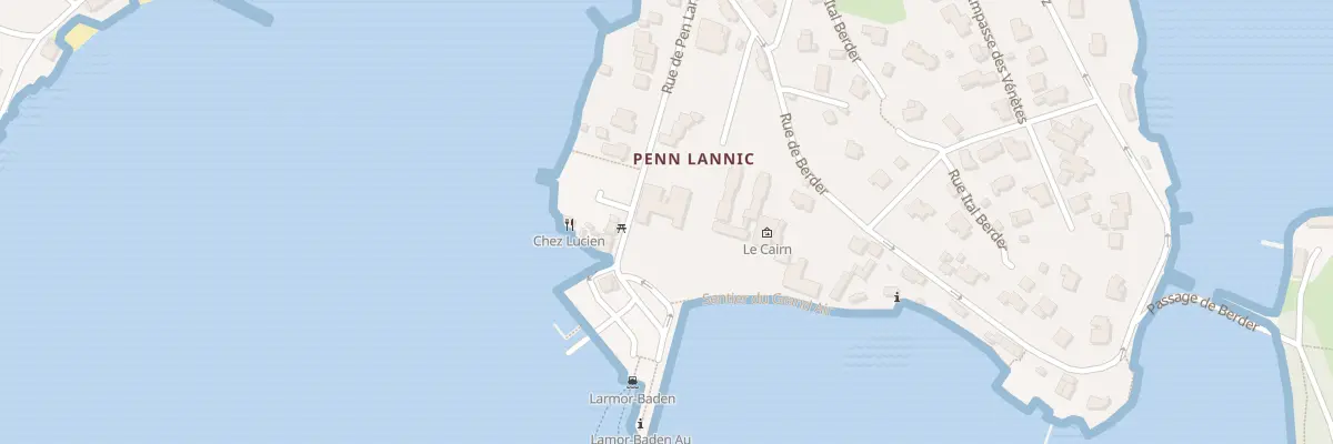 Plan du 19 Rue de Pen Lannic à Larmor-Baden