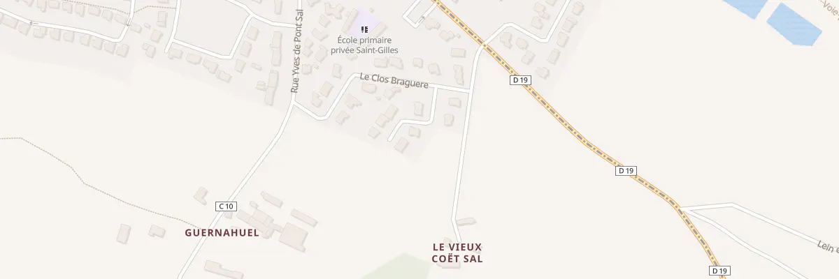 Plan du 12 Lot Le Clos Braguere à Pluneret