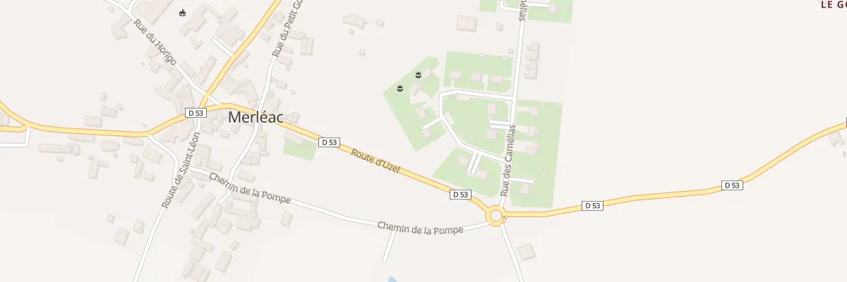 Plan du 7 Rue de la Croix de Lorette à Merléac