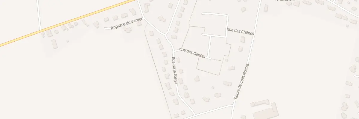 Plan du 7 Rue de la Forge à Saint-Gérand-Croixanvec