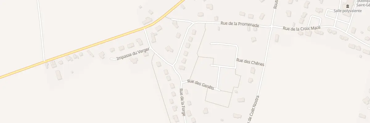 Plan du 21 Rue de la Promenade à Saint-Gérand-Croixanvec