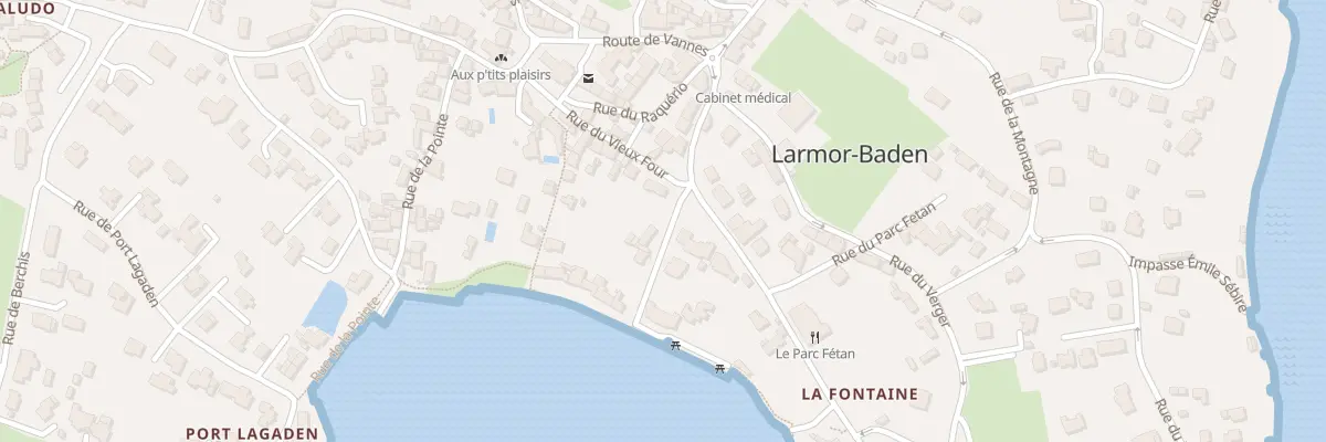 Plan du 2 Che des Dames à Larmor-Baden