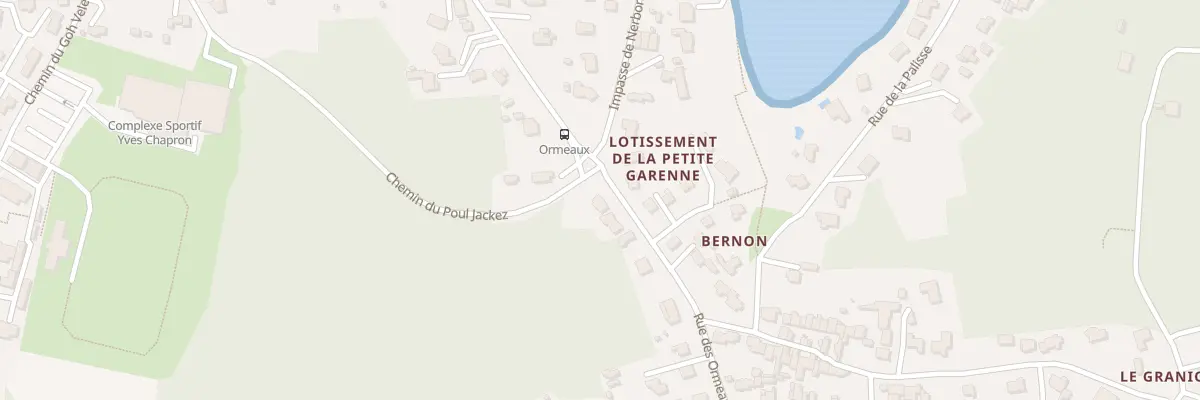 Plan du 16 Rue des Ormeaux à Arzon