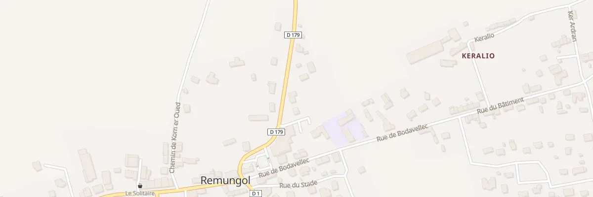 Plan du 8 Rue de l’Evel à Évellys