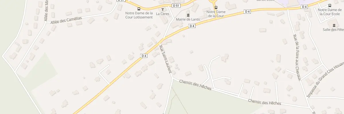 Plan du 3 Rue Saint Laurent à Lantic