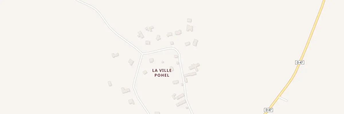 Plan du 26 La Ville Pohel à Plélo