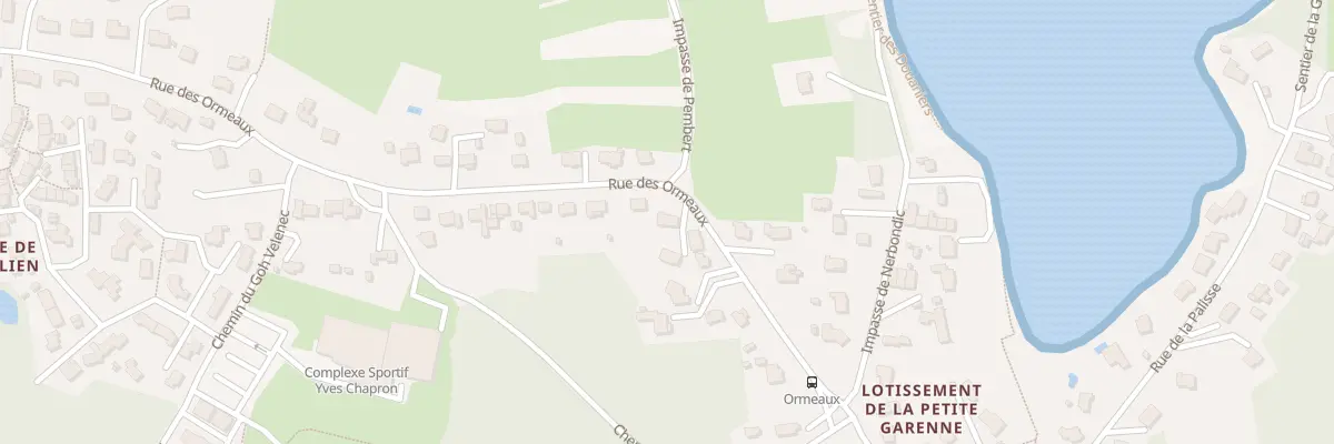 Plan du 26T Rue des Ormeaux à Arzon