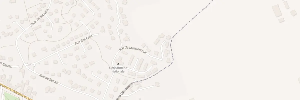 Plan du 21 Rue de Moncontour à Quintin