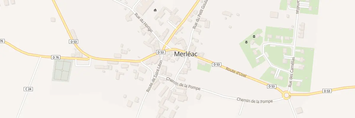 Plan du 6 Rte d’Uzel à Merléac