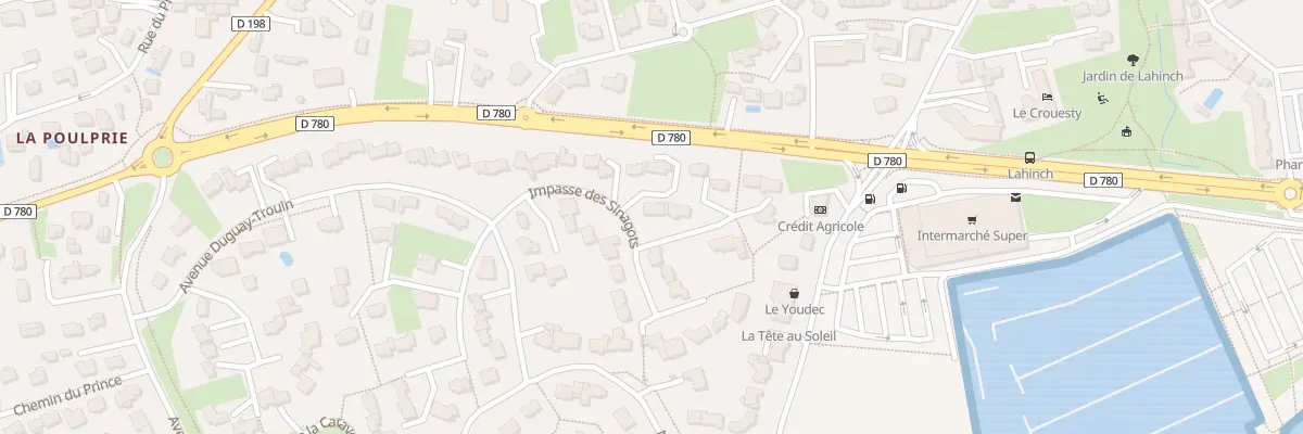Plan du 1 Imp du Côtre à Arzon