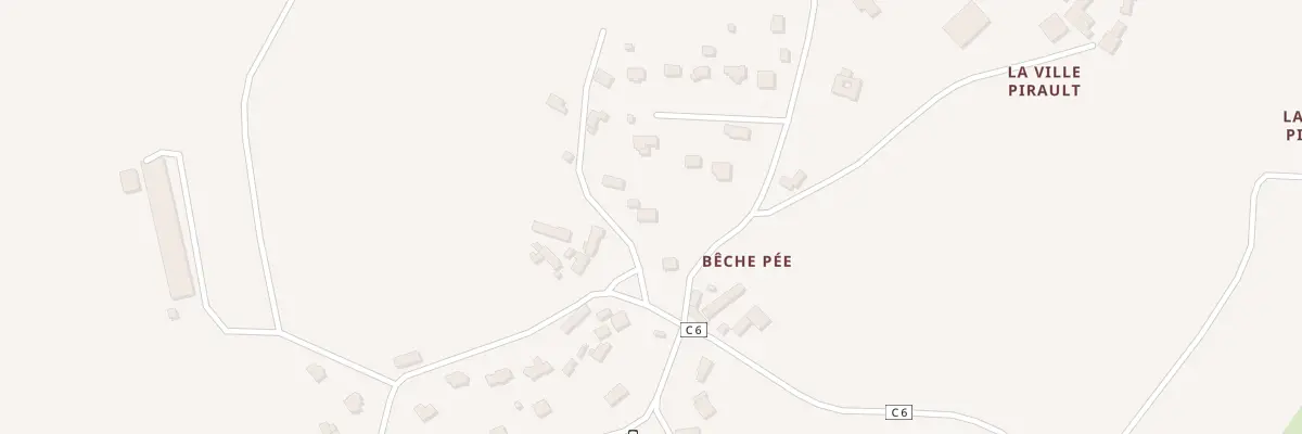Plan du 18 Bêchepée au Fœil
