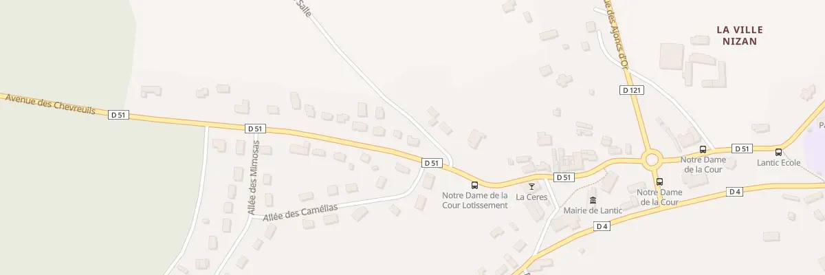 Plan du 1 Che du Bois de la Salle à Lantic