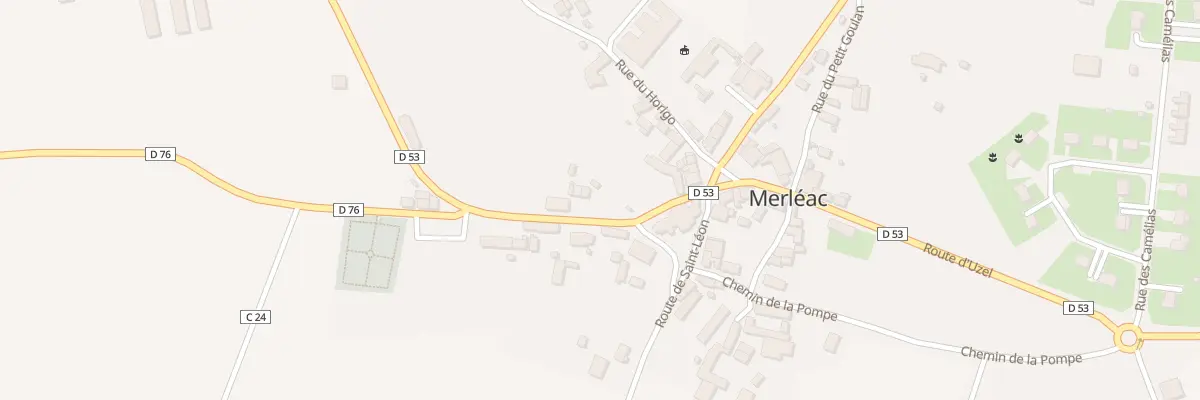 Plan du 4 Rue de l’Église à Merléac