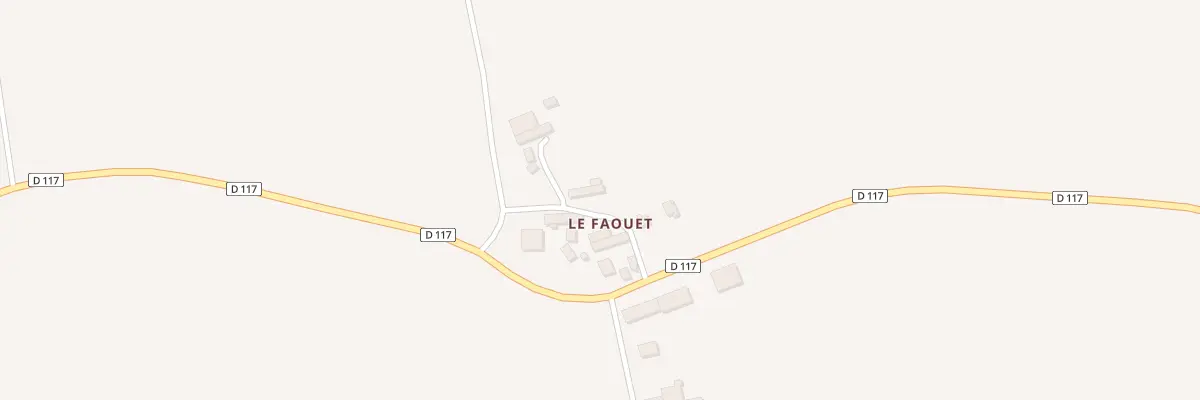 Plan du 5036 Le Faouët à Plumelin