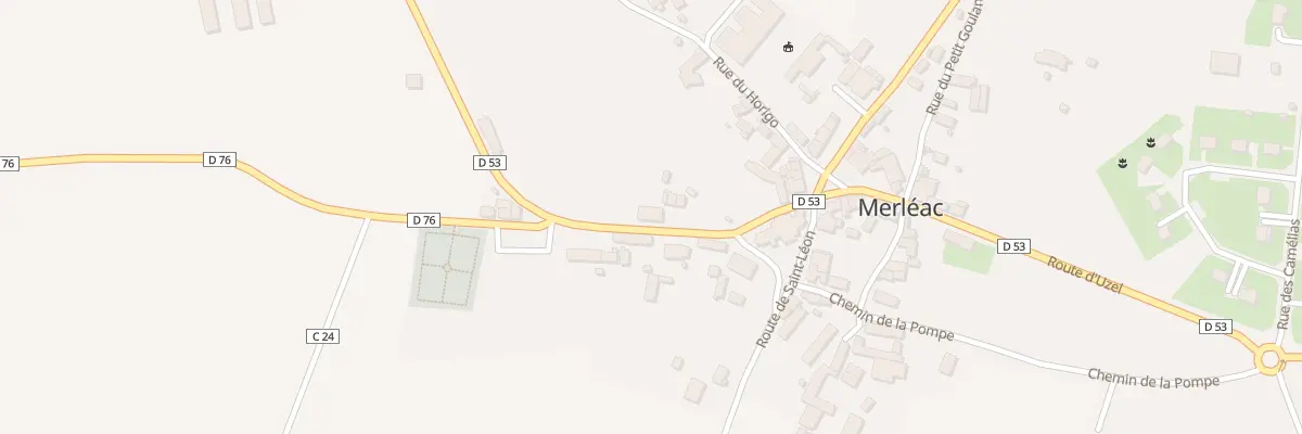 Plan du 8 Rue de l’Église à Merléac
