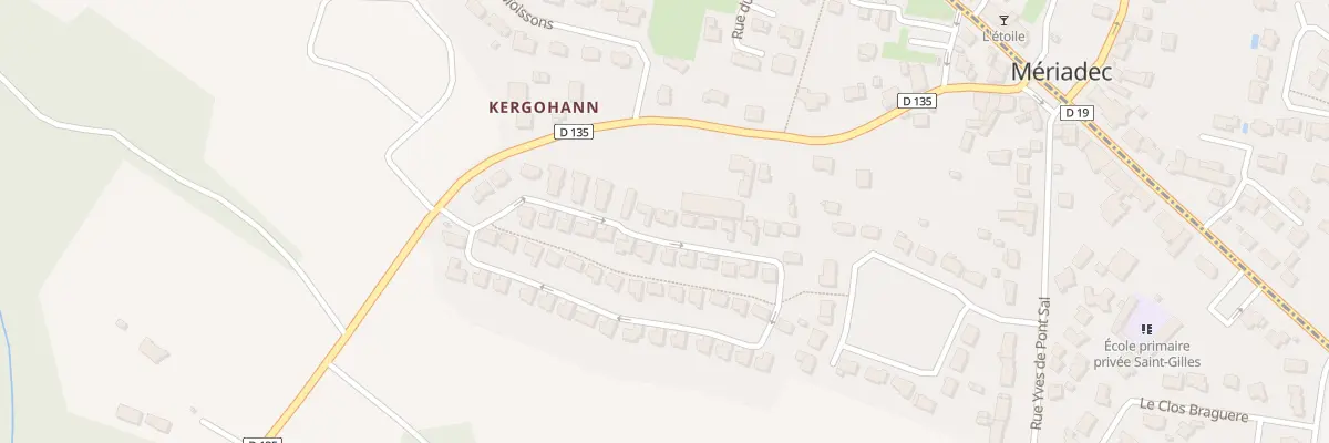 Plan du 11 Rue de Kergohanne à Pluneret
