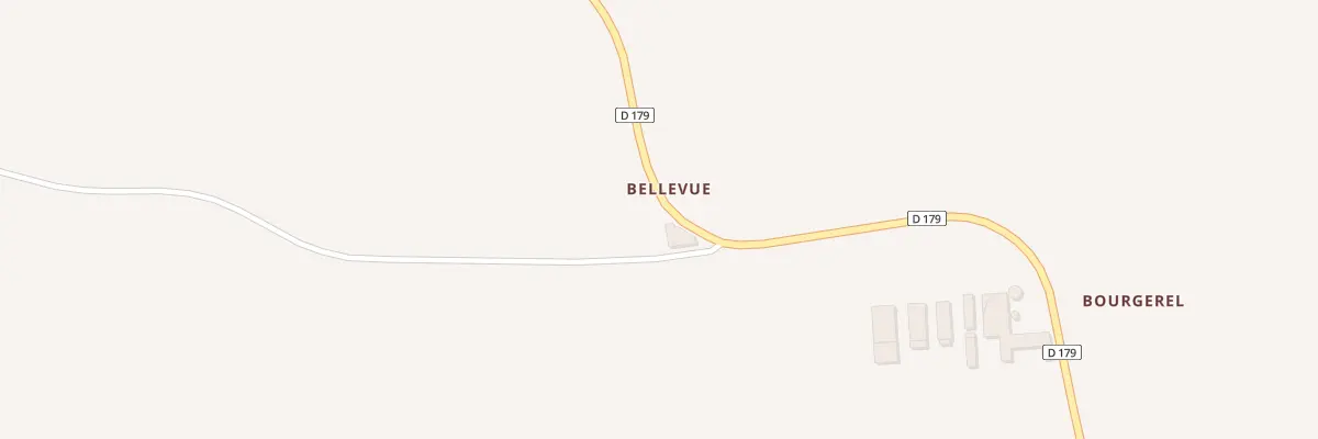 Plan du 201 Bellevue (Remungol) à Évellys