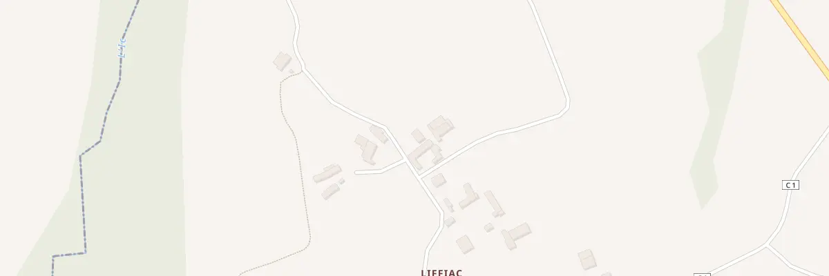 Plan du 8 Liffiac à Trégomeur