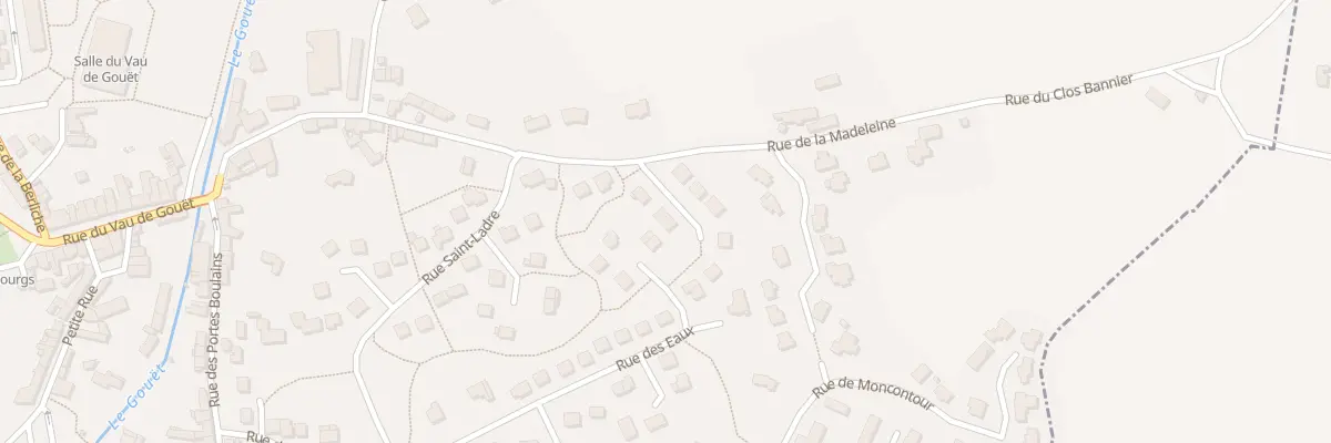 Plan du 28 Rue de la Madeleine à Quintin
