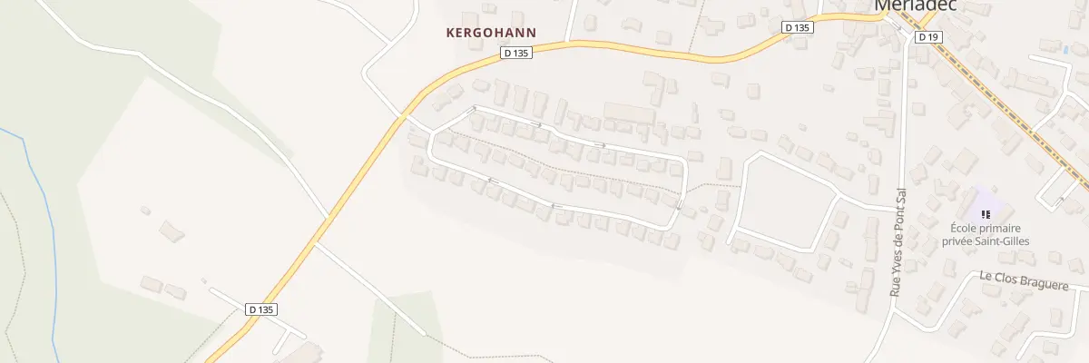 Plan du 42 Rue de Kergohanne à Pluneret
