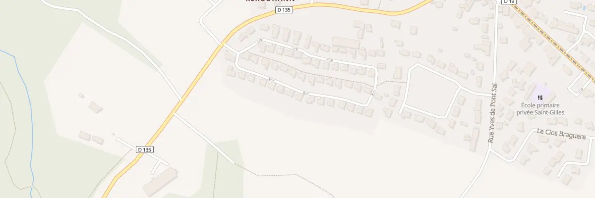 Plan du 43 Rue de Kergohanne à Pluneret
