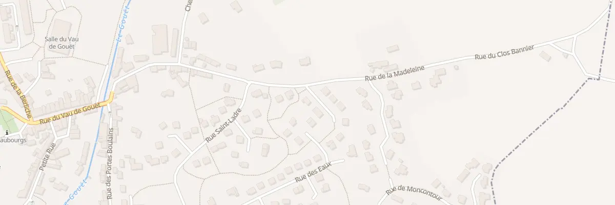 Plan du 26 Rue de la Madeleine à Quintin